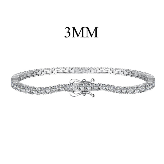 [Rosla]Dainty Charming Round Cut Tennis Bracelet