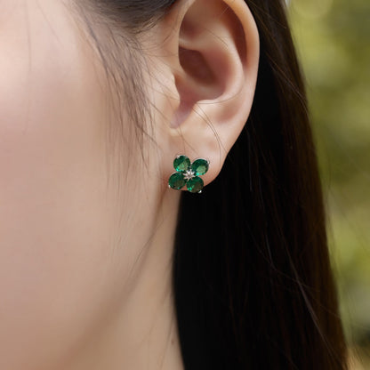 [Rosla]Four-Leaf Clover Eight-Pointed Star Earrings