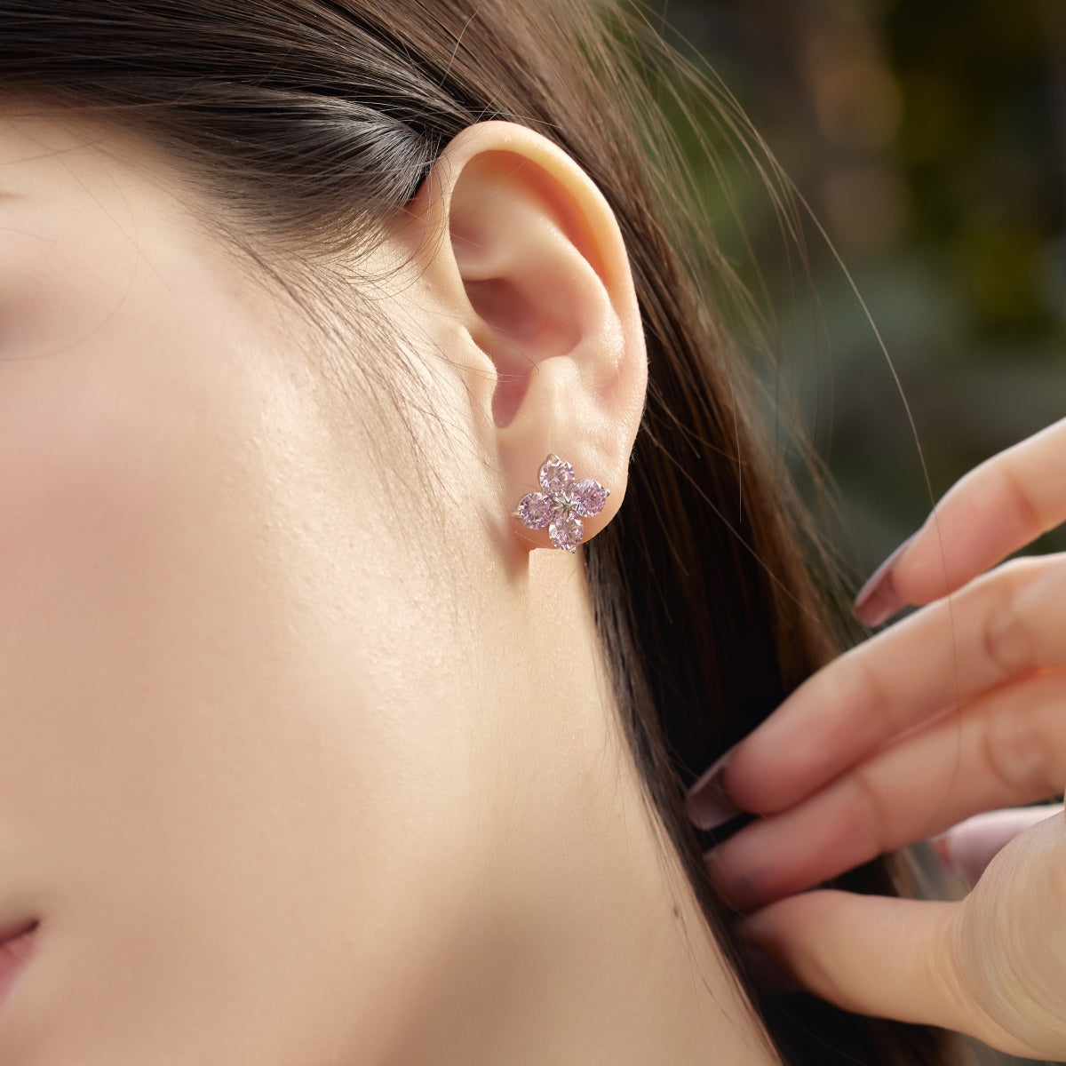 [Rosla]Four-Leaf Clover Eight-Pointed Star Earrings