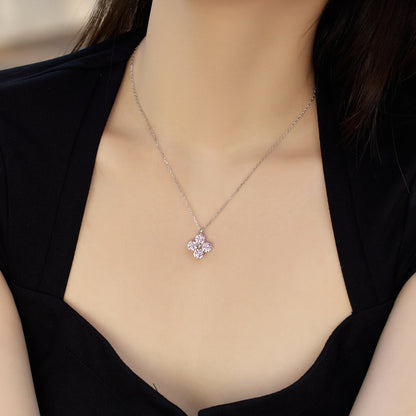 [Rosla]Four-Leaf Clover And Eight-Pointed Star Necklace
