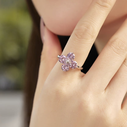 [Rosla]Four-Leaf Clover Eight-Pointed Star Ring