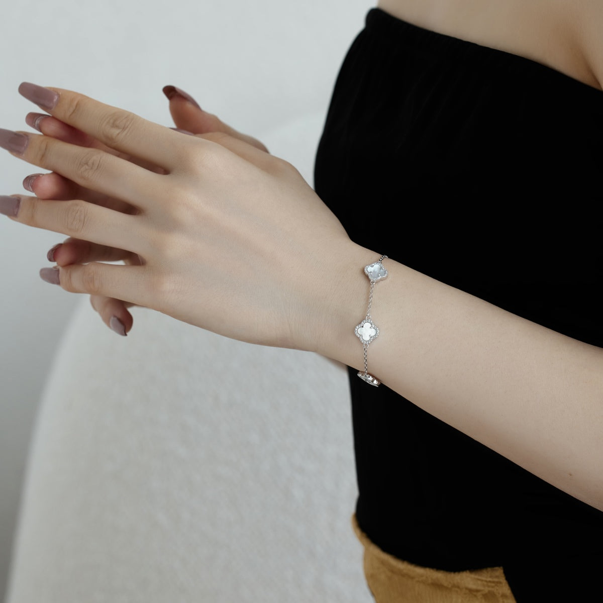 [Rosla]Four-Leaf Clover Exquisite Bracelet