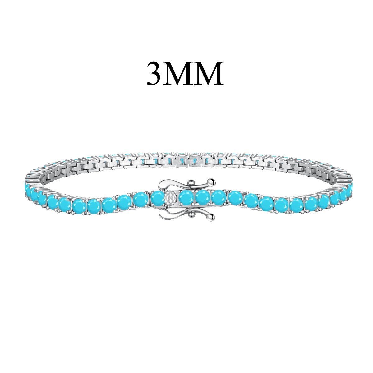 [Rosla]Dainty Charming Round Cut Tennis Bracelet