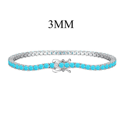 [Rosla]Dainty Charming Round Cut Tennis Bracelet