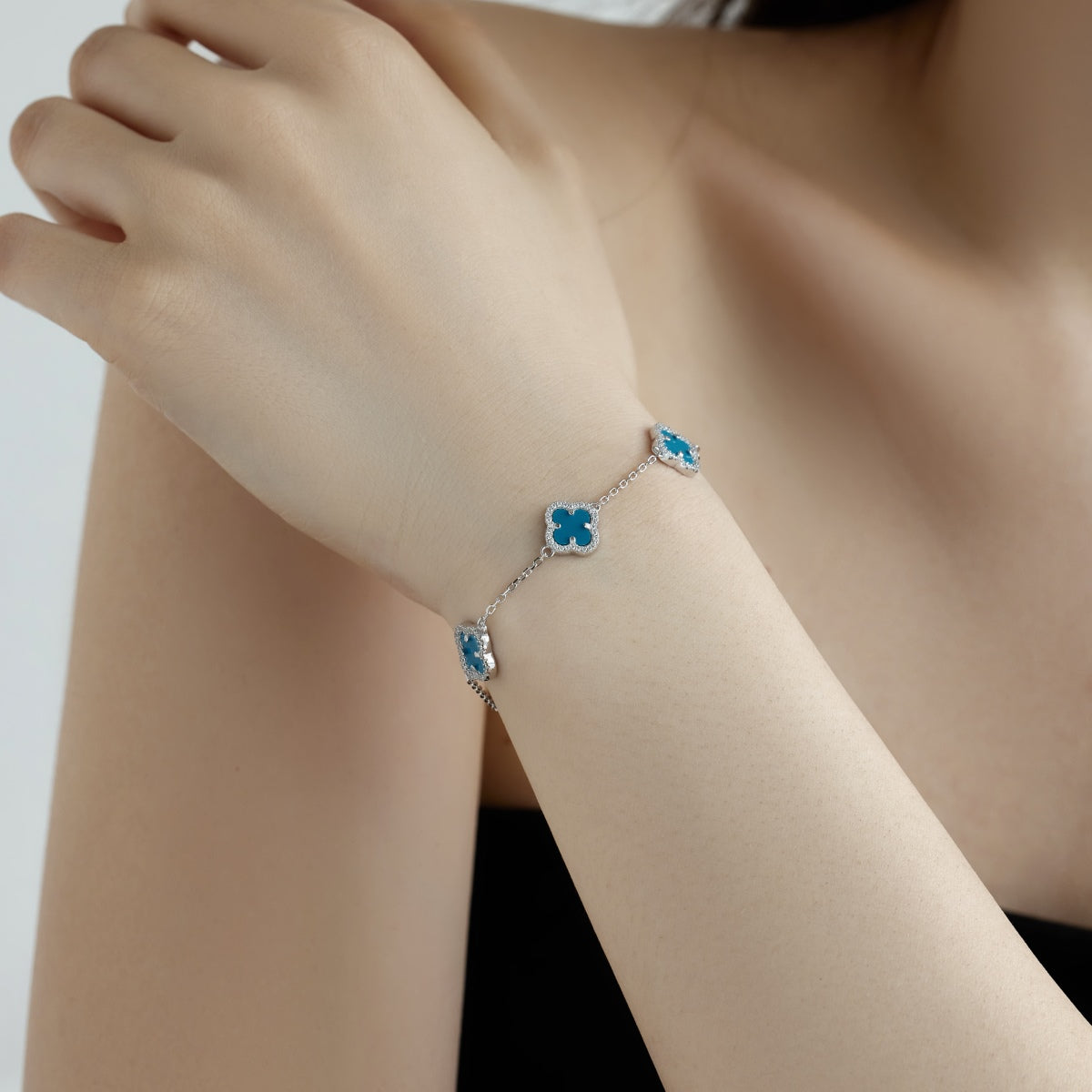 [Rosla]Four-Leaf Clover Exquisite Bracelet
