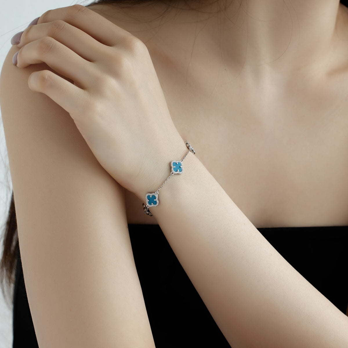 [Rosla]Four-Leaf Clover Exquisite Bracelet