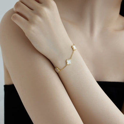 [Rosla]Four-Leaf Clover Exquisite Bracelet