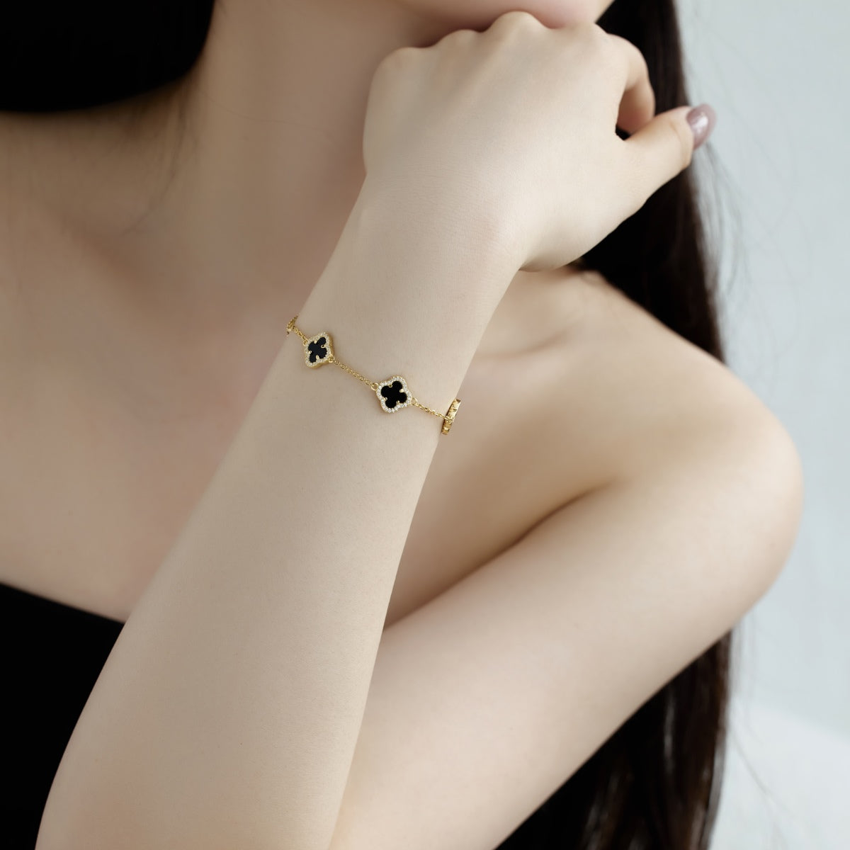 [Rosla]Four-Leaf Clover Exquisite Bracelet
