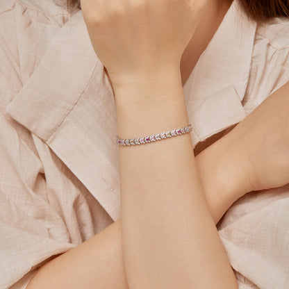 [Rosla]Delicate Colorful Multi Cut Daily Bracelet