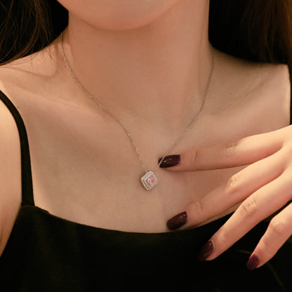 [Rosla]Sparkling Asscher Cut Necklace