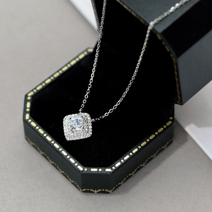 [Rosla]Sparkling Asscher Cut Necklace