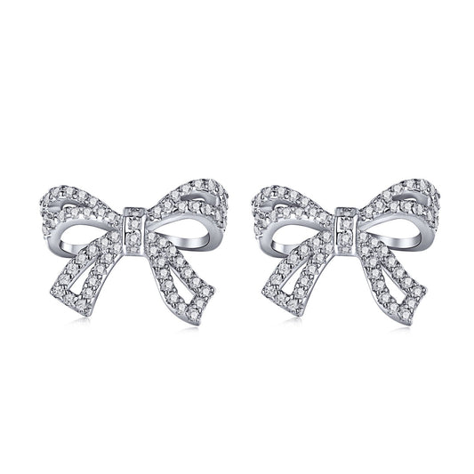 [Rosla]Dainty Bow Shape Earrings