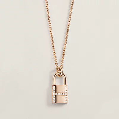 [Rosla]HM ADVANCED NICHE LOCK HEAD NECKLACE DIAMONDS