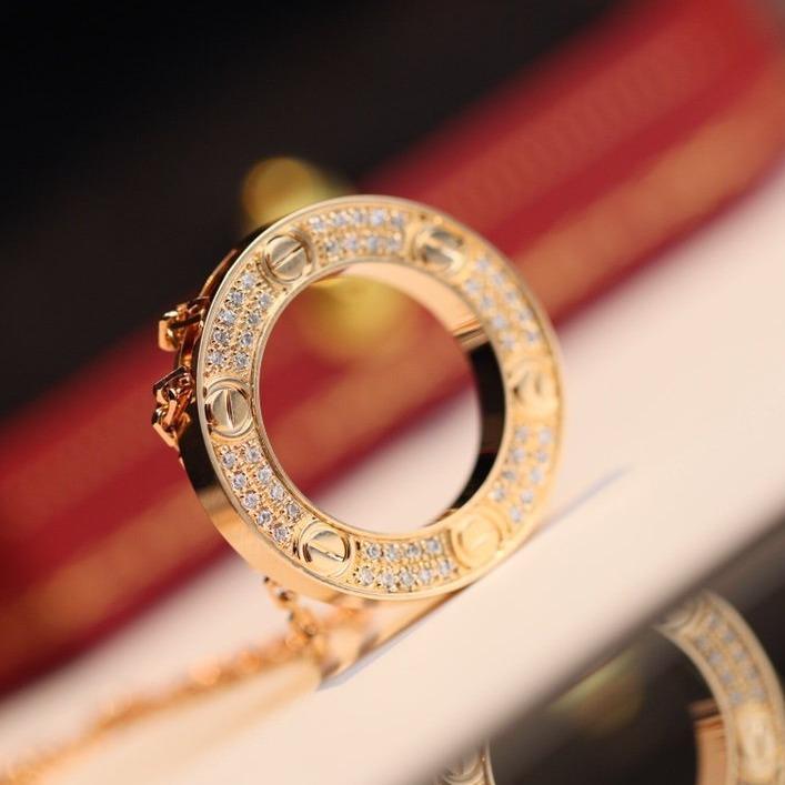 [Rosla]LOVE NECKLACE ADJUSTABLE ROSE GOLD