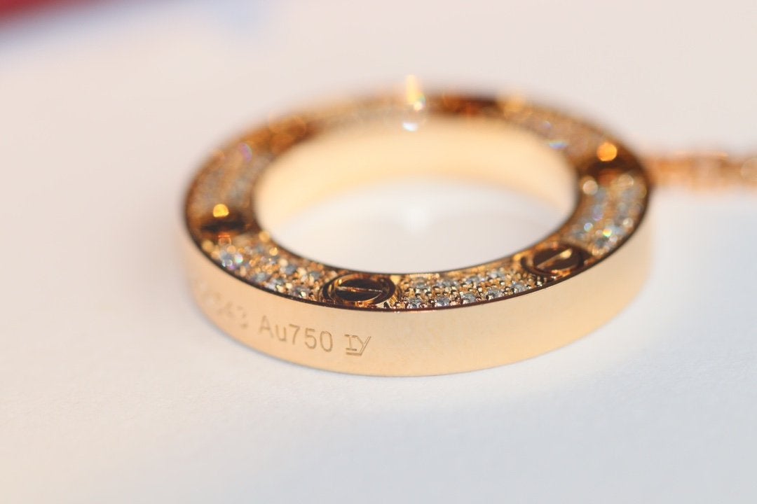 [Rosla]LOVE NECKLACE ADJUSTABLE ROSE GOLD