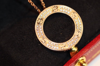 [Rosla]LOVE NECKLACE ADJUSTABLE ROSE GOLD