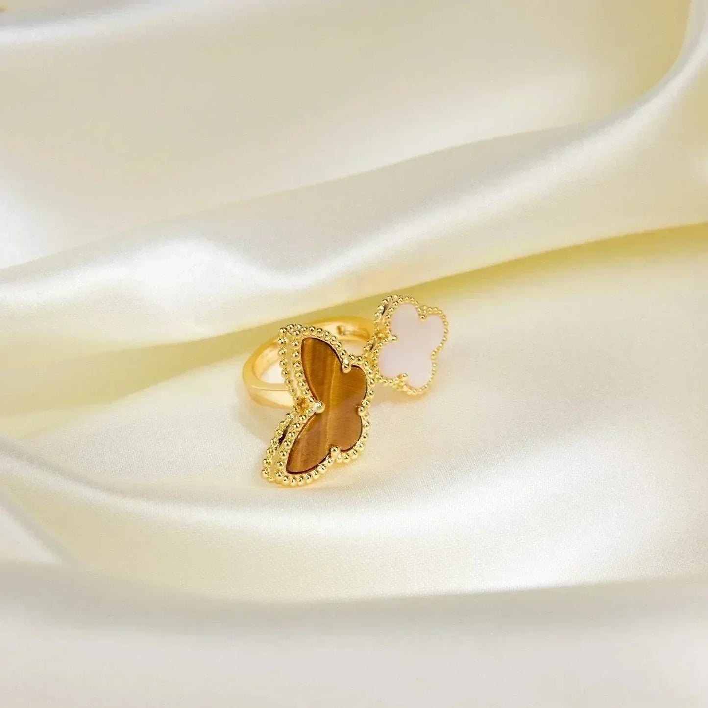 [Rosla]LUCKY BETWEEN THE FINGER RING