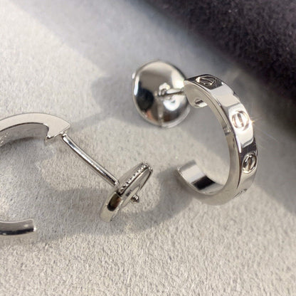 [Rosla]LOVE EARRINGS 2.65MM SILVER