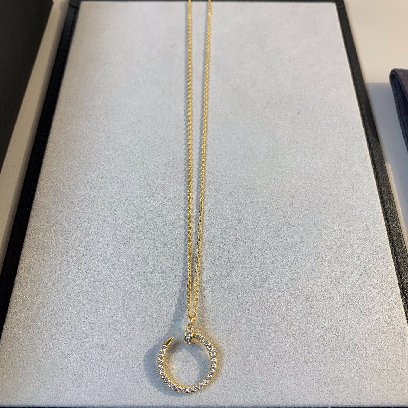 [Rosla]JUSTE NECKLACE GOLD DIAMONDS