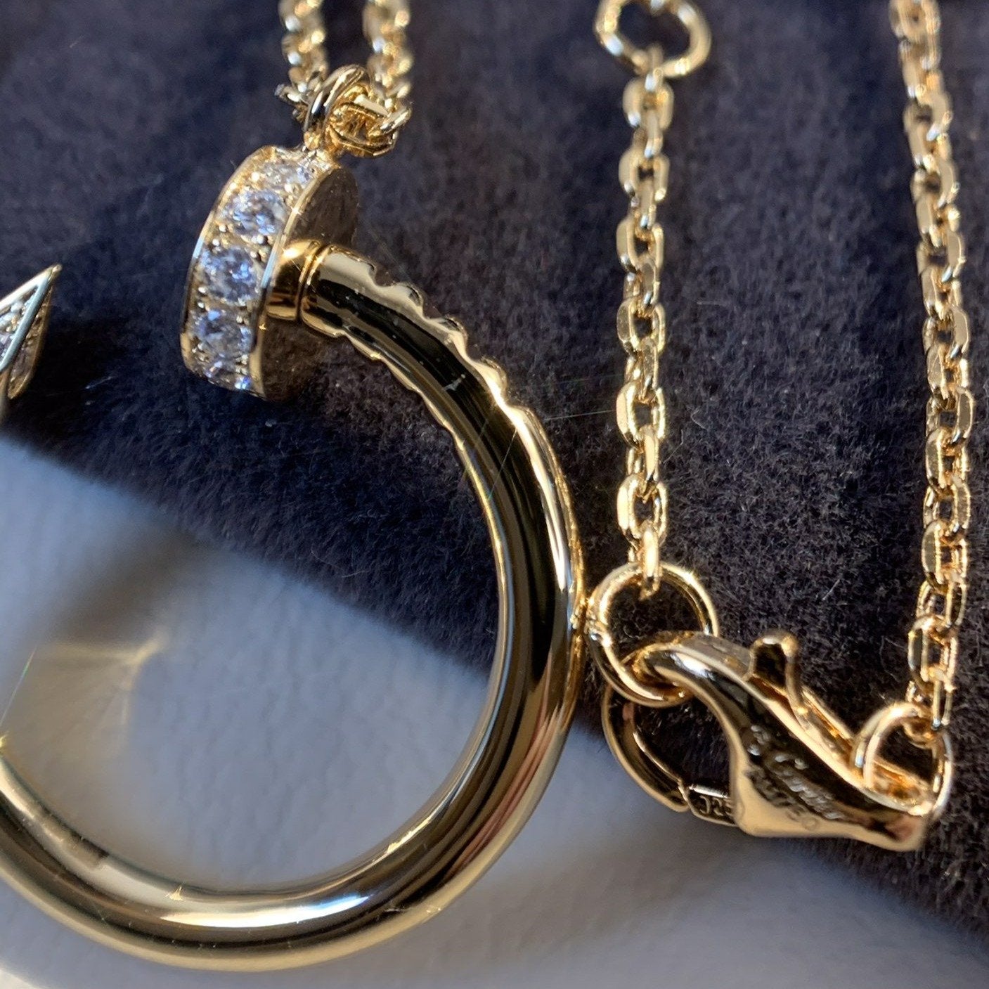 [Rosla]JUSTE NECKLACE PINK GOLD