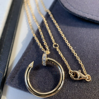 [Rosla]JUSTE NECKLACE PINK GOLD