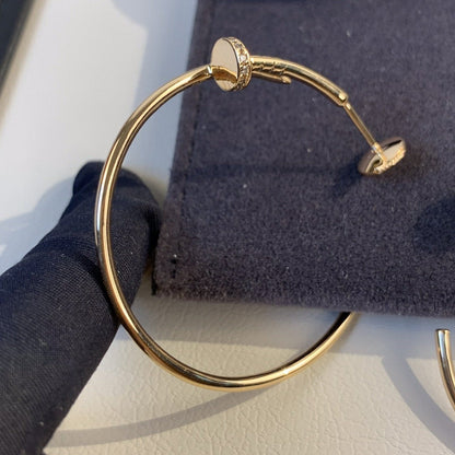 [Rosla]JUSTE EARRINGS GOLD DIAMONDS 1.8MM