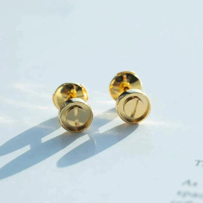 [Rosla]LOVE EARRINGS GOLD 10MM