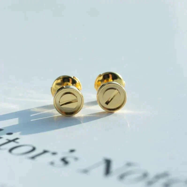 [Rosla]LOVE EARRINGS GOLD 10MM
