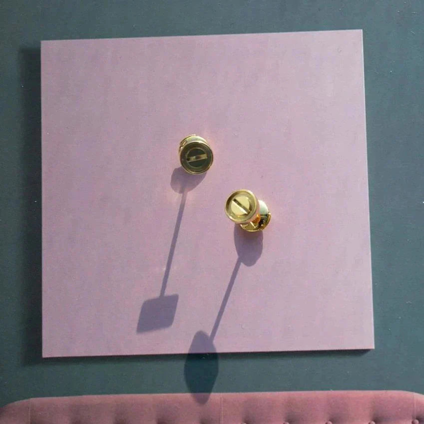 [Rosla]LOVE EARRINGS GOLD 10MM