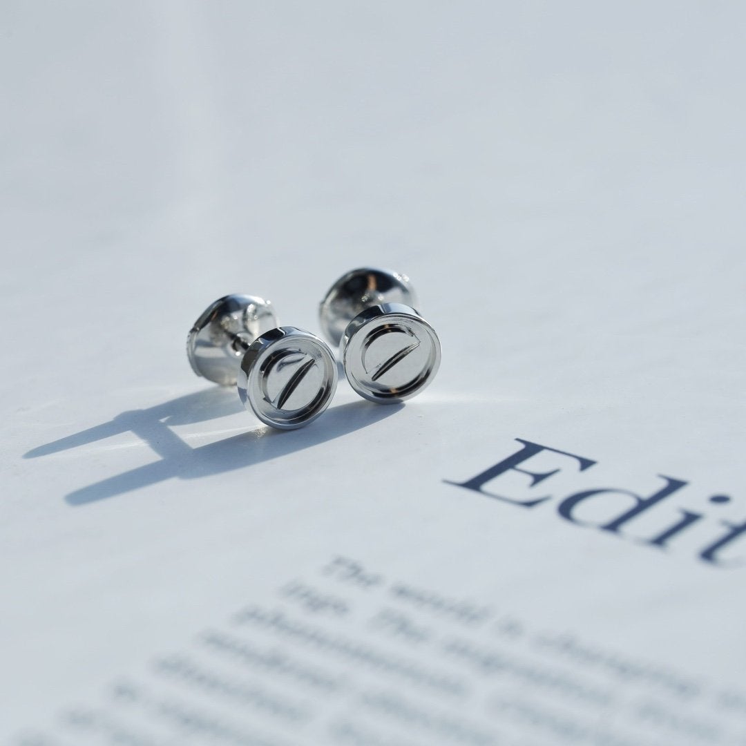 [Rosla]LOVE EARRINGS SILVER 10MM