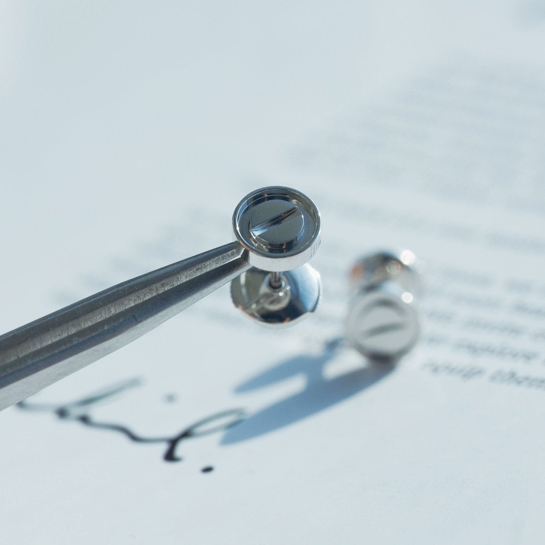 [Rosla]LOVE EARRINGS SILVER 10MM