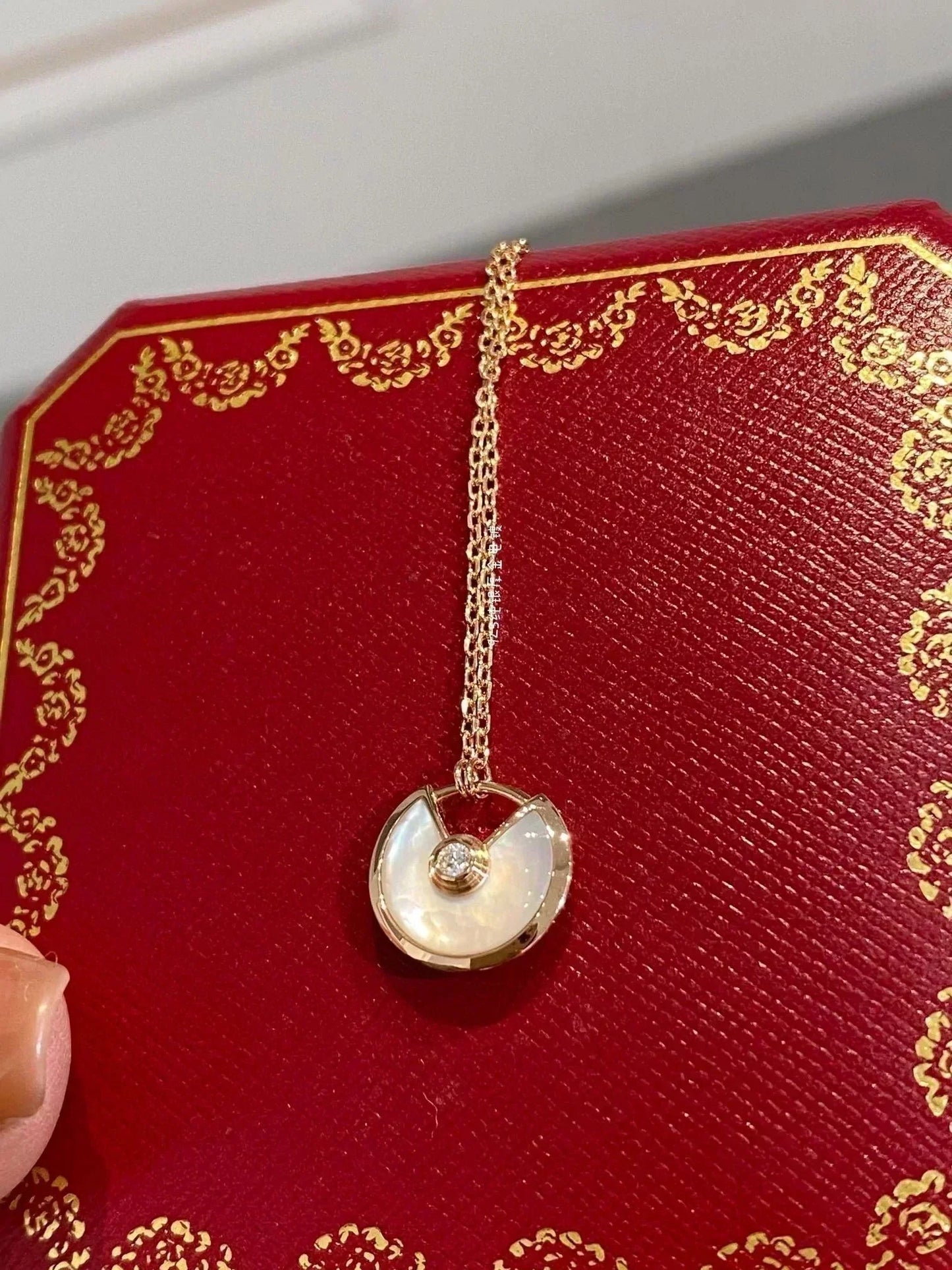 [Rosla]AMULETTE ROSE GOLD MOP NECKLACE