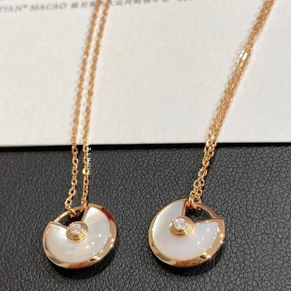 [Rosla]AMULETTE ROSE GOLD MOP NECKLACE