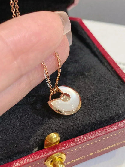 [Rosla]AMULETTE ROSE GOLD MOP NECKLACE
