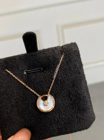 [Rosla]AMULETTE ROSE GOLD MOP NECKLACE