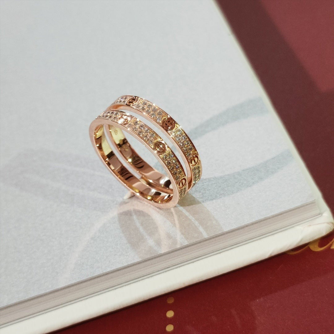 [Rosla]LOVE RING 2.65MM DIAMOND