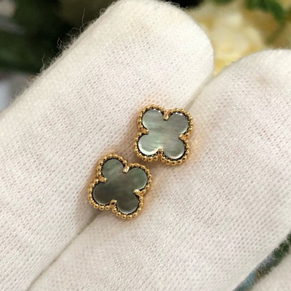 [Rosla]CLOVER MINI GOLD EARRINGS