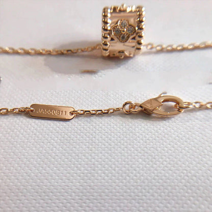 [Rosla]PERLEE PEDANT NECKLACE GOLD / ROSE GOLD