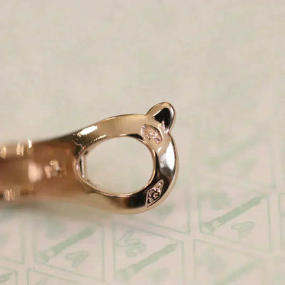 [Rosla]CLOVER MEDIUM 1 MOTIFS FUll DIAMOND EARRINGS