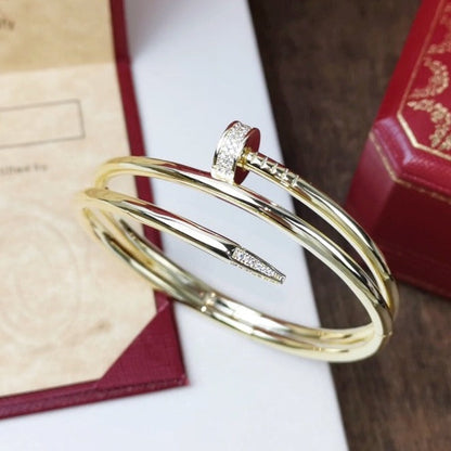 [Rosla]JUSTE BRACELET 3.5MM DOUBLE ROW DIAMOND