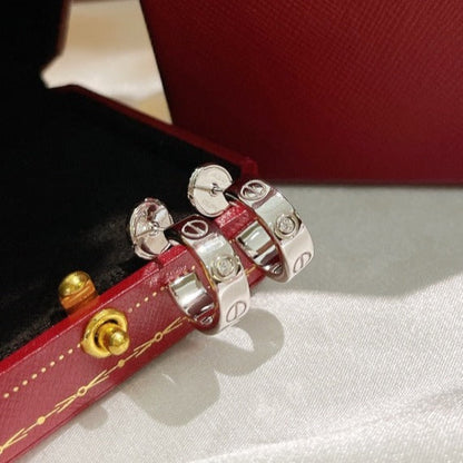 [Rosla]LOVE EARRINGS 5.7MM 2 DIAMONDS