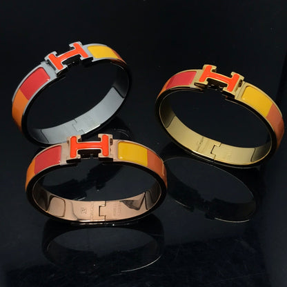 [Rosla]H BRACELET ORANGE RAINBOW CERAMIC