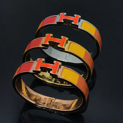 [Rosla]H BRACELET ORANGE RAINBOW CERAMIC