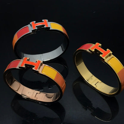 [Rosla]H BRACELET ORANGE RAINBOW CERAMIC