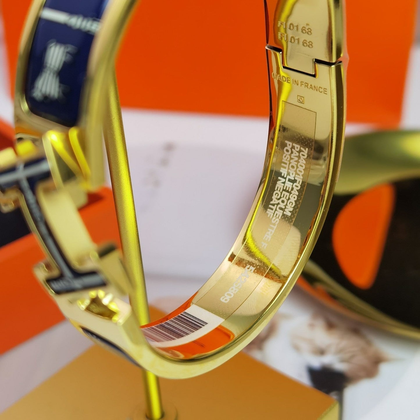 [Rosla]H COUVERTURES DARK BLUE BRACELET