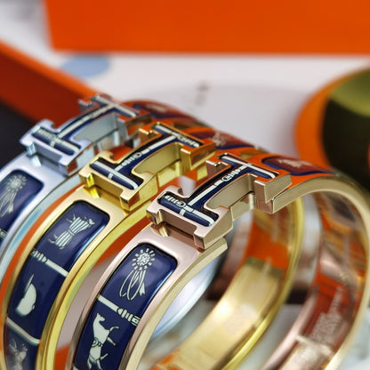 [Rosla]H COUVERTURES DARK BLUE BRACELET