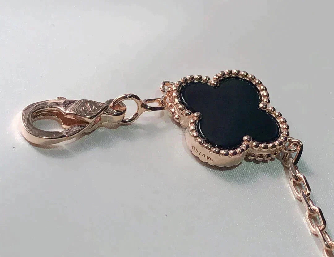 [Rosla]CLOVER 5 MOTIFS MULTICOLOR  BRACELET