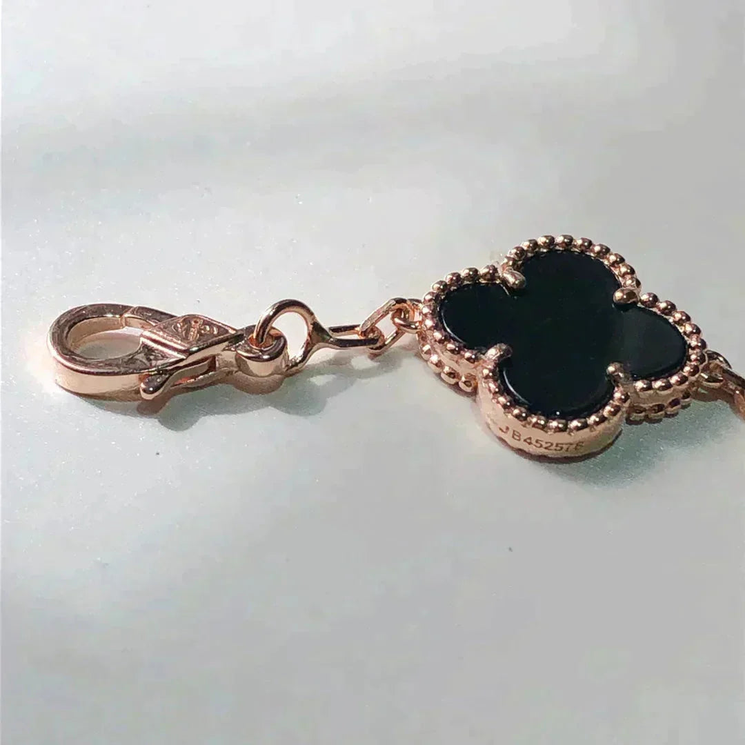 [Rosla]CLOVER 5 MOTIFS MULTICOLOR  BRACELET