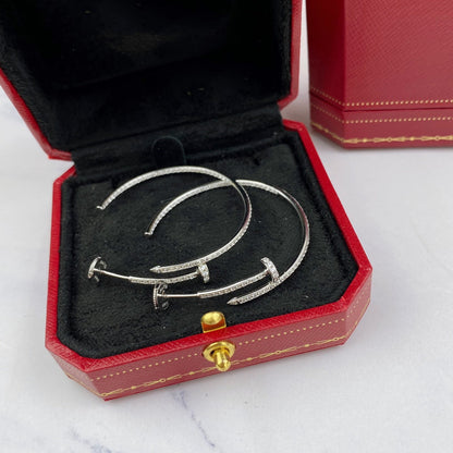 [Rosla]JUSTE EARRINGS FULL DIAMONDS 1.8MM