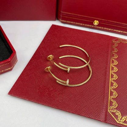 [Rosla]JUSTE EARRINGS FULL DIAMONDS 1.8MM